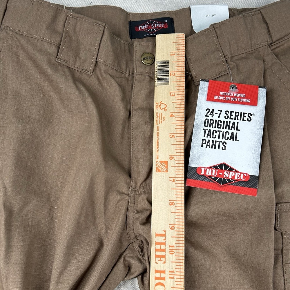 Tru-Spec Pants Women 12 Tactical Cargo Utility Rip Stop Original Brown Uniform - Picture 9 of 10